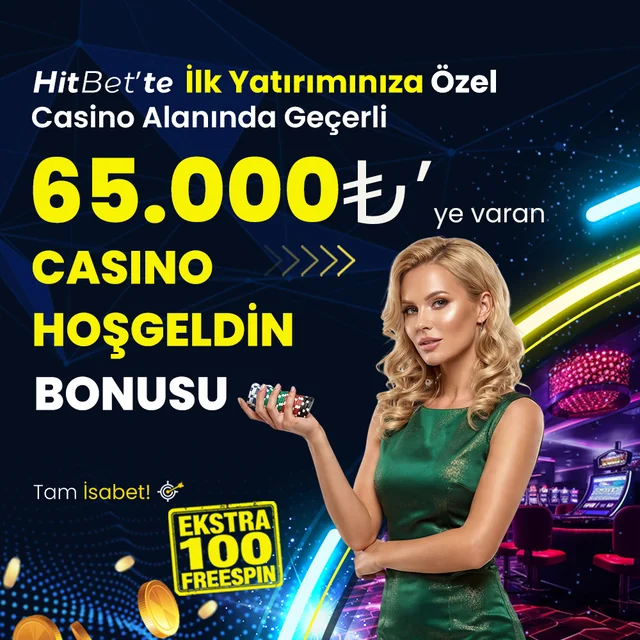 Hitbet bonus ve kampanya ekranı